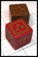 Dice : Dice - 6D - Chinese Symbols Dice - Dark Ages